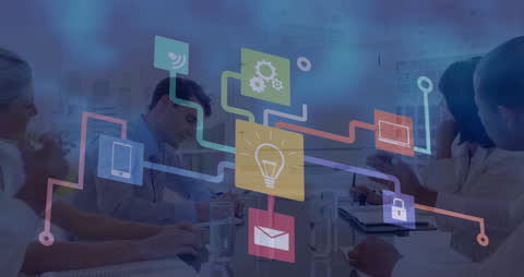 Innovative Team Brainstorming with Digital Data and Technology Concepts