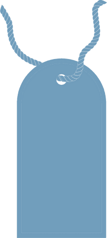 Blue Gift Label Illustration with Transparent Background - Download Free Stock Videos Pikwizard.com
