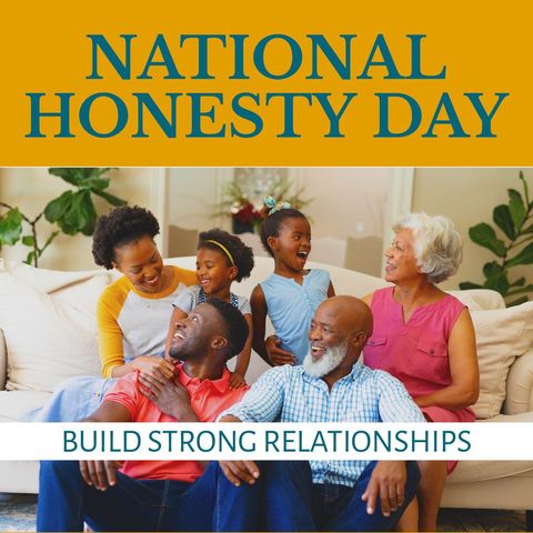 Multi-generational african american family celebrating national honesty day