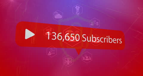 Digital Subscriber Count Notification over Global Icons
