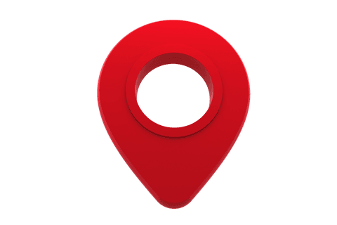transparent red navigation pin close-up - Download Free Stock Videos Pikwizard.com