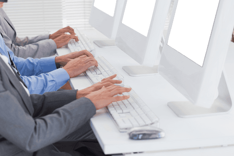Transparent Background Business Team Using Computers - Download Free Stock Videos Pikwizard.com