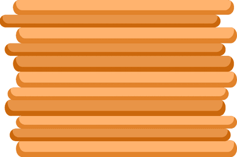 Stacked Orange Rounded Bars on Transparent Background Modern Design - Download Free Stock Videos Pikwizard.com