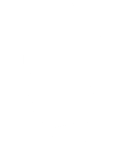 digital coffee cup with abstract elements on transparent - Download Free Stock Videos Pikwizard.com