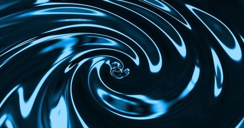 Hypnotic Metallic Blue Liquid Swirling in Abstract Motion - Download Free Stock Images Pikwizard.com