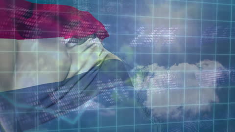 Digital Economy and Data Innovation in Netherlands Concept