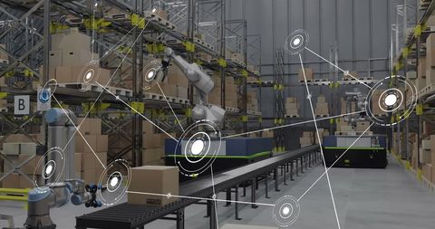 Innovative robotic automation in modern warehouse