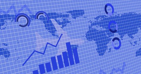 Global Data Analytics and Aviation Concept on Digital Map - Download Free Stock Images Pikwizard.com