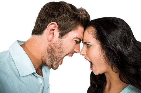 transparent emotional conflict: couple in heated argument - Download Free Stock Videos Pikwizard.com