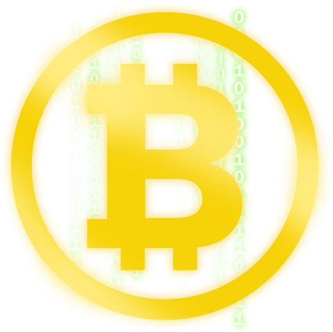 transparent bitcoin symbol with digital binary overlay background - Download Free Stock Videos Pikwizard.com