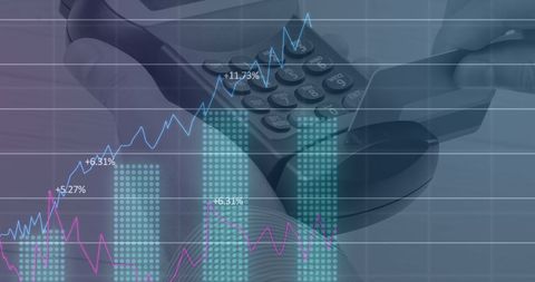 Digital Payment Technology with Financial Data Overlay - Download Free Stock Images Pikwizard.com