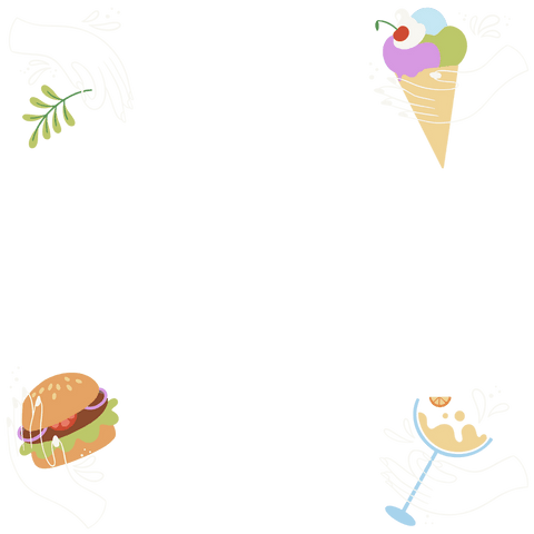 Transparent Artistic Hands Holding Food and Drink Symbol Set - Download Free Stock Videos Pikwizard.com
