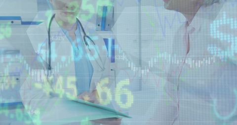 Healthcare Professional Analyzing Digital Data and Charts - Download Free Stock Images Pikwizard.com