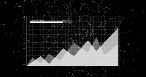 Digital Data Graph with Networking Background - Download Free Stock Images Pikwizard.com