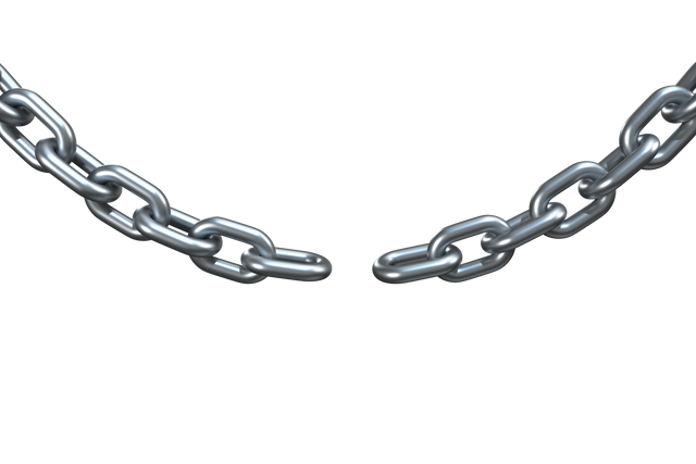 Transparent Render of Broken Silver Chain Close-up 3D - Download Free Stock Videos Pikwizard.com