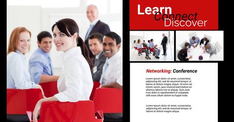 business professionals connecting at conference workshop - Download Free Stock Templates Pikwizard.com