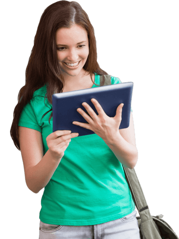 student transparently engaging with tablet device - Download Free Stock Videos Pikwizard.com