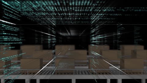 Digital Logistics and Data Flow on Conveyor System