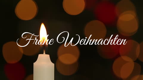 Christmas Wishes with Flickering Candlelight