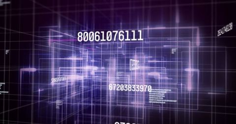 Digital Data Processing with Streaming Light Trails - Download Free Stock Images Pikwizard.com