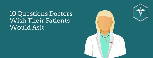 Promoting patient engagement, the image features a doctor with a list of questions, symbolizing informed healthcare communication. Ideal for medical blogs, the template can also serve educational healthcare platforms.
