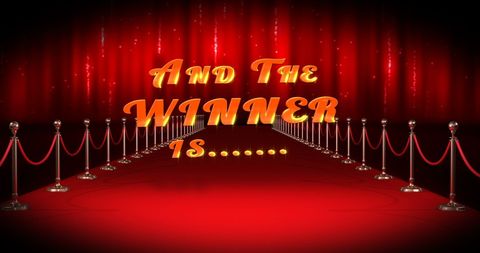 Award Ceremony Red Carpet Announcement Background