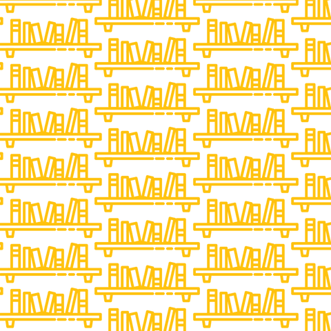 Repeated Yellow Bookshelves Pattern on Transparent Background - Download Free Stock Videos Pikwizard.com