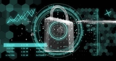 Digital Padlock Concept Data Security Interface Technology - Download Free Stock Images Pikwizard.com