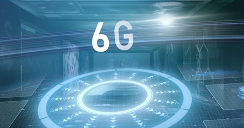 Futuristic Interface Highlighting 6G Technology Advancements - Download Free Stock Images Pikwizard.com