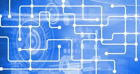 Futuristic Interface with Digital Connections - Download Free Stock Images Pikwizard.com