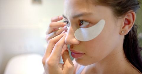 Teen sealing beauty regimen with under eye treatment mask