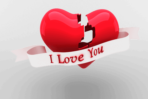 Broken Heart with I Love You Banner on Transparent Background - Download Free Stock Videos Pikwizard.com