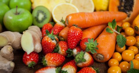 Fresh Organic Fruits and Vegetables for Healthy Eating - Download Free Stock Images Pikwizard.com