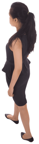 Businesswoman in Casual Attire Transparent Background
