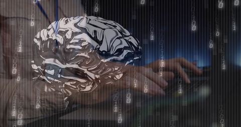 Digital Brain Processing at High-Tech Server Room - Download Free Stock Images Pikwizard.com