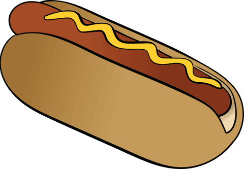 delicious hot dog illustration on transparent background - Download Free Stock Videos Pikwizard.com