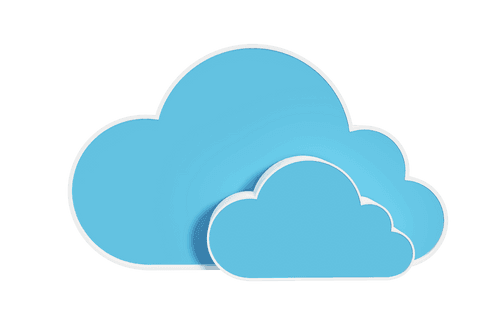 Digital Cloud Symbol on Transparent Background for Communication Concept - Download Free Stock Videos Pikwizard.com