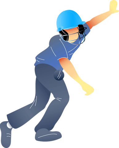 dynamic cricket bowler in action on transparent background - Download Free Stock Videos Pikwizard.com