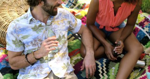 Diverse Friends Enjoying Outdoor Festival Vibes - Download Free Stock Images Pikwizard.com