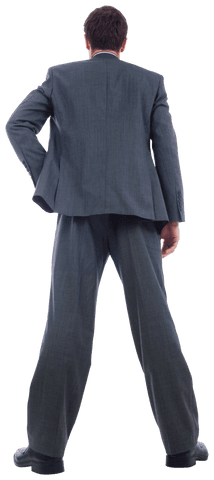 Transparent Confident Businessman Standing - Download Free Stock Videos Pikwizard.com