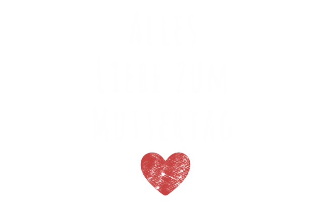 Alles Liebe Zum Muttertag Text with Heart on Transparent Background - Download Free Stock Videos Pikwizard.com