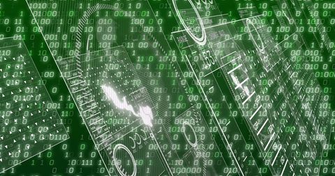 Digitally Generated Concept of Data Processing Interface - Download Free Stock Images Pikwizard.com