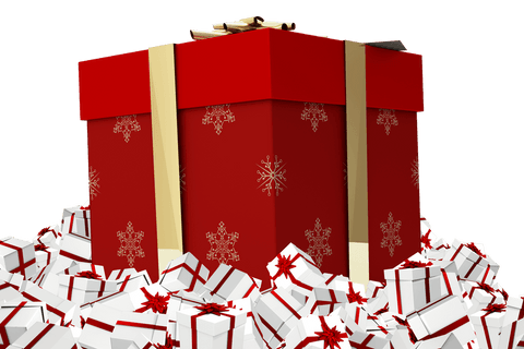 Transparent Gift Box with Pile of Gift Boxes Summer Decoration - Download Free Stock Videos Pikwizard.com