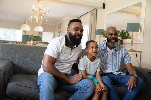 African American Multigenerational Family Bonding at Home