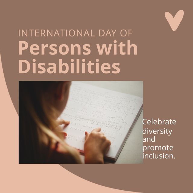 This image can be used for promoting or celebrating the International Day of Persons with Disabilities. It highlights the importance of diversity, inclusion, and empowerment. Ideal for awareness campaigns, educational materials, and community events. Suitable for social media posts, blogs, and informational flyers aimed at advocating for and supporting persons with disabilities.