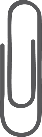 monochrome paperclip on transparent background, flat line art design - Download Free Stock Videos Pikwizard.com