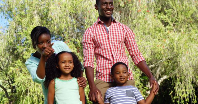 Happy African American Family Enjoying Day in Park - Download Free Stock Images Pikwizard.com