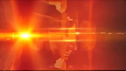 Abstract Sunset Radiance with Beam and Starburst