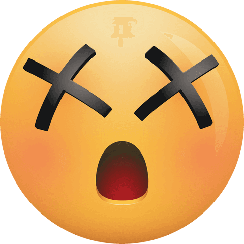 Stunned Emoji with Crossed Eyes on Transparent Background - Download Free Stock Videos Pikwizard.com