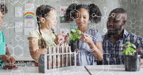 Diverse Children Learning Science with Digital Overlay
